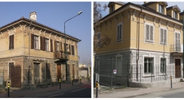 Prima e dopo: edificio A